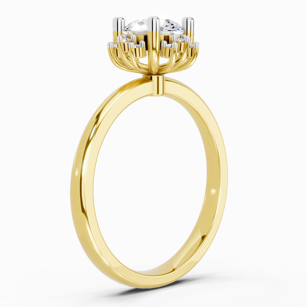 Eternal Round Halo Diamond Ring