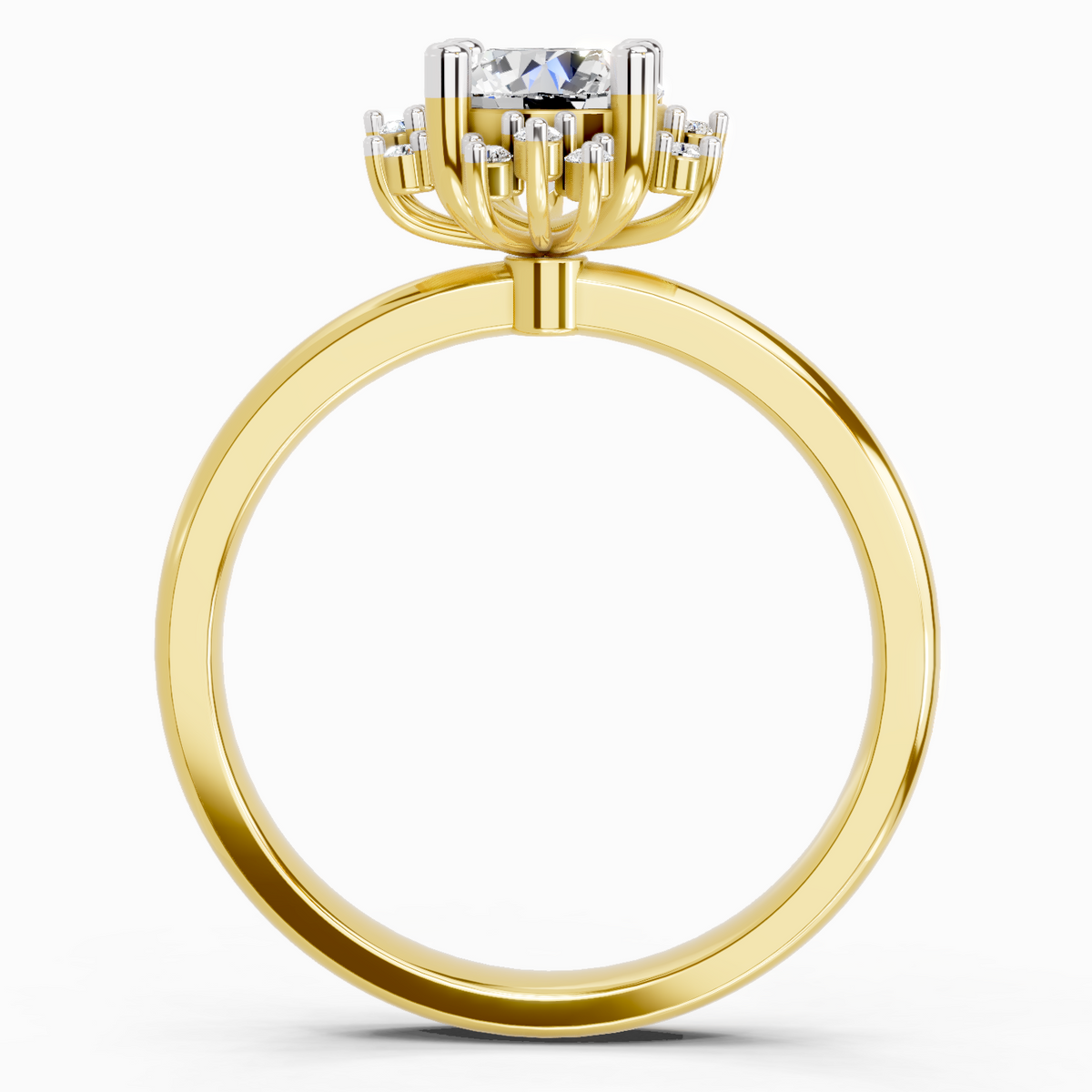 Eternal Round Halo Diamond Ring