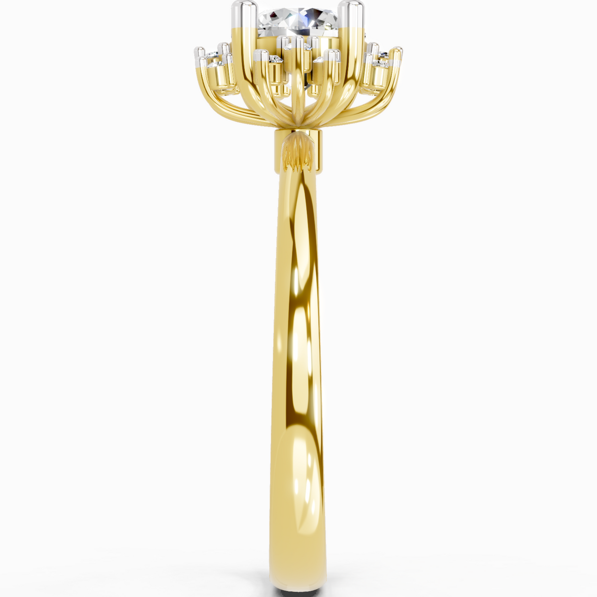 Eternal Round Halo Diamond Ring