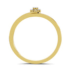 Captivating Floral Diamond Engagement Ring