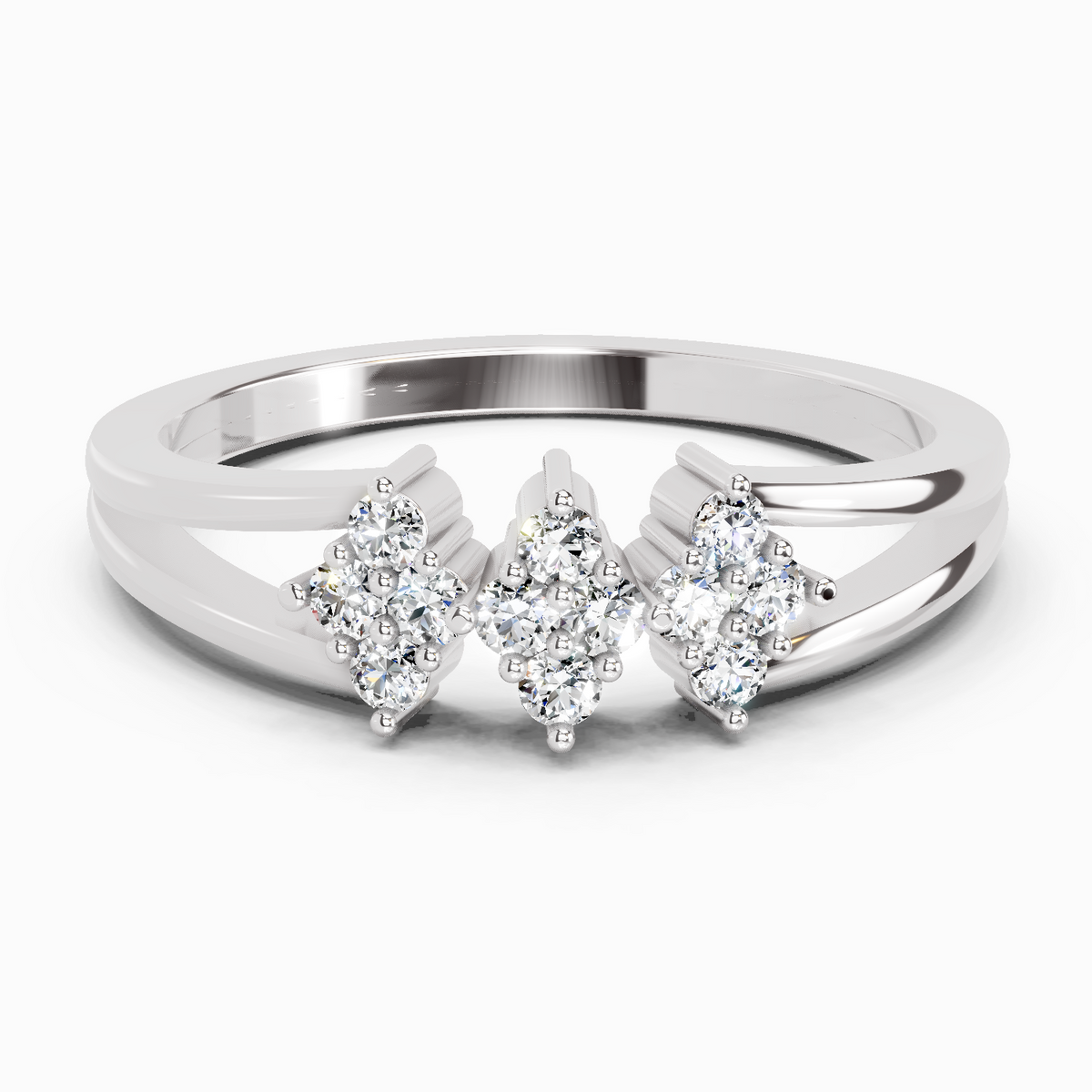 Shimmering Diamond Ring
