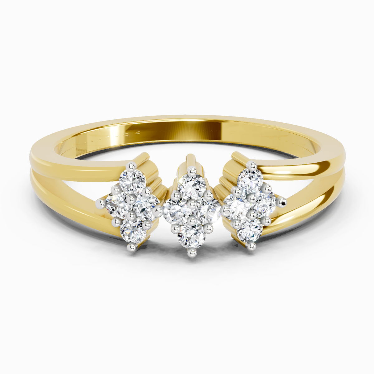 Shimmering Diamond Ring