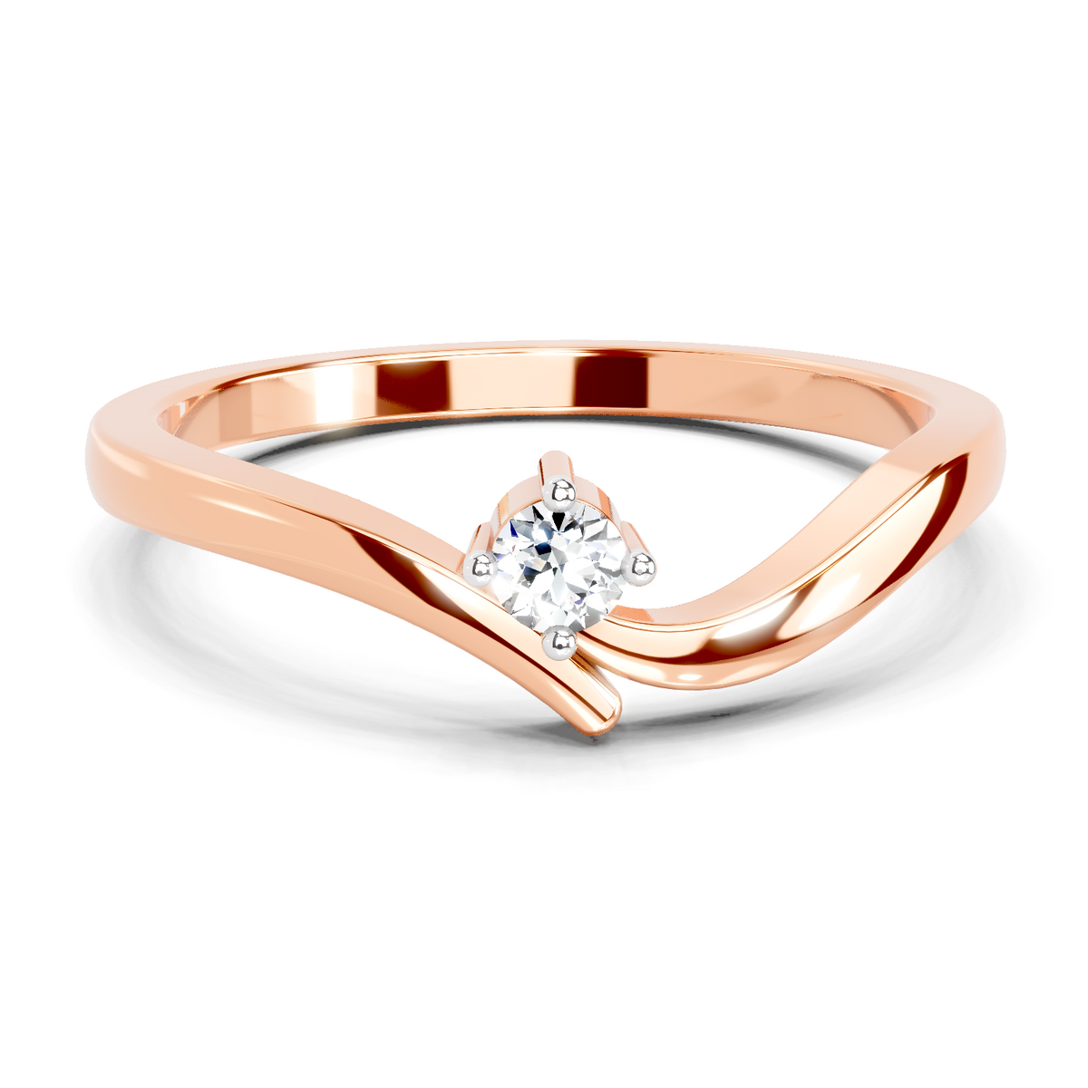 Enchanting Round Solitaire Diamond Ring