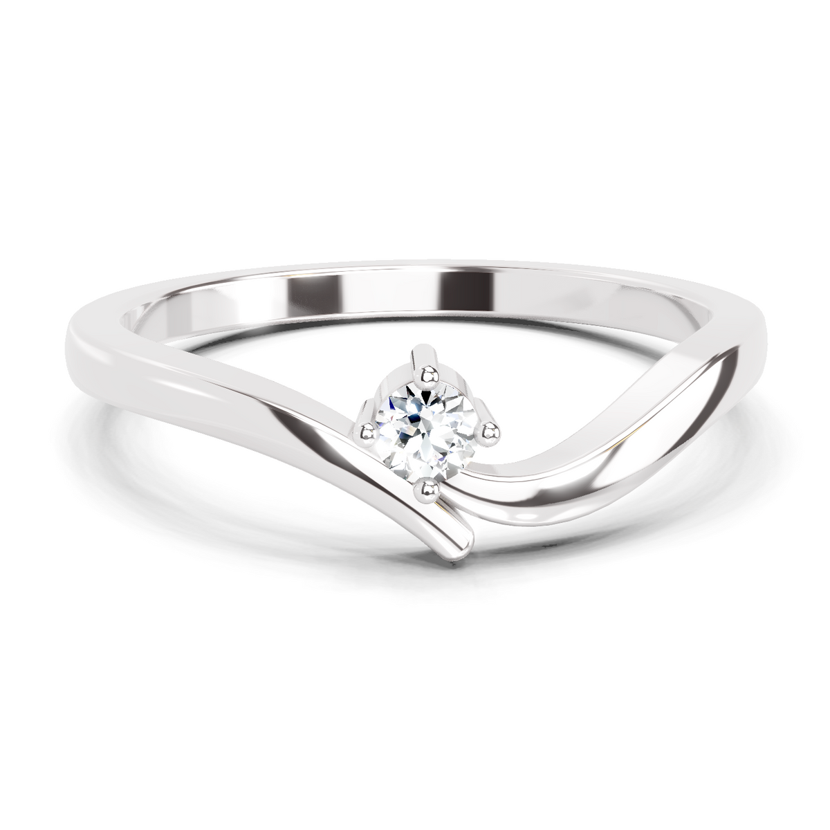 Enchanting Round Solitaire Diamond Ring