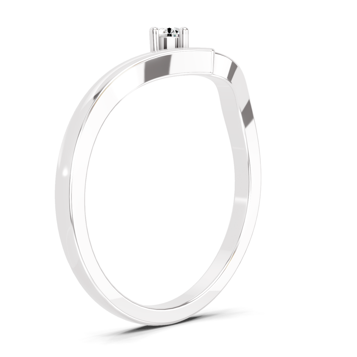 Enchanting Round Solitaire Diamond Ring