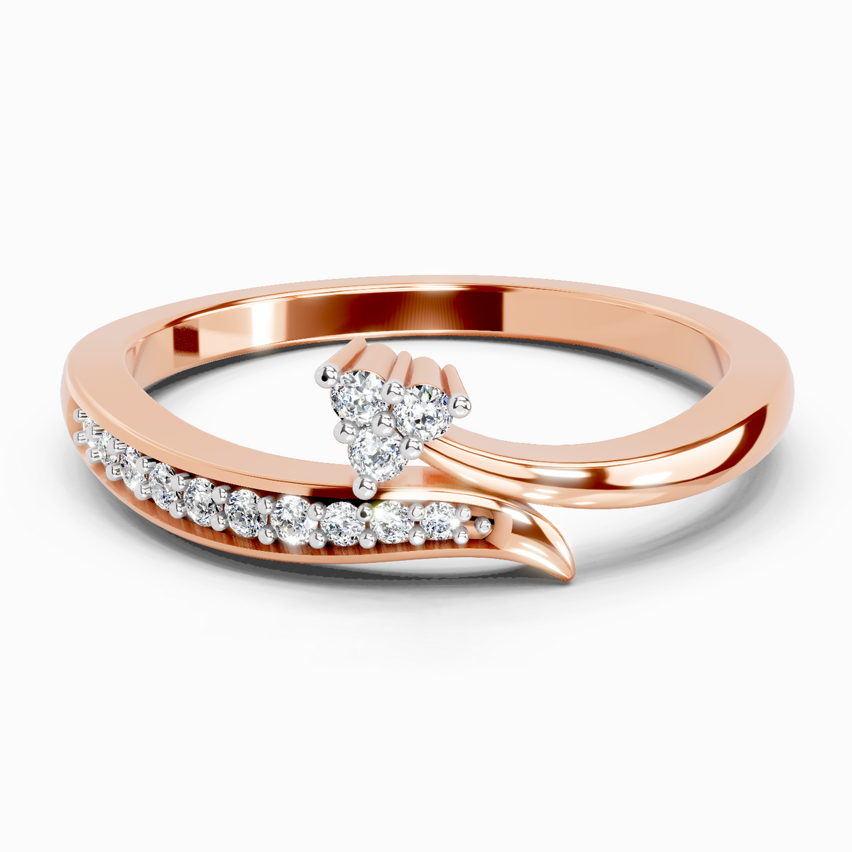 Exquisite Round Diamond Ring