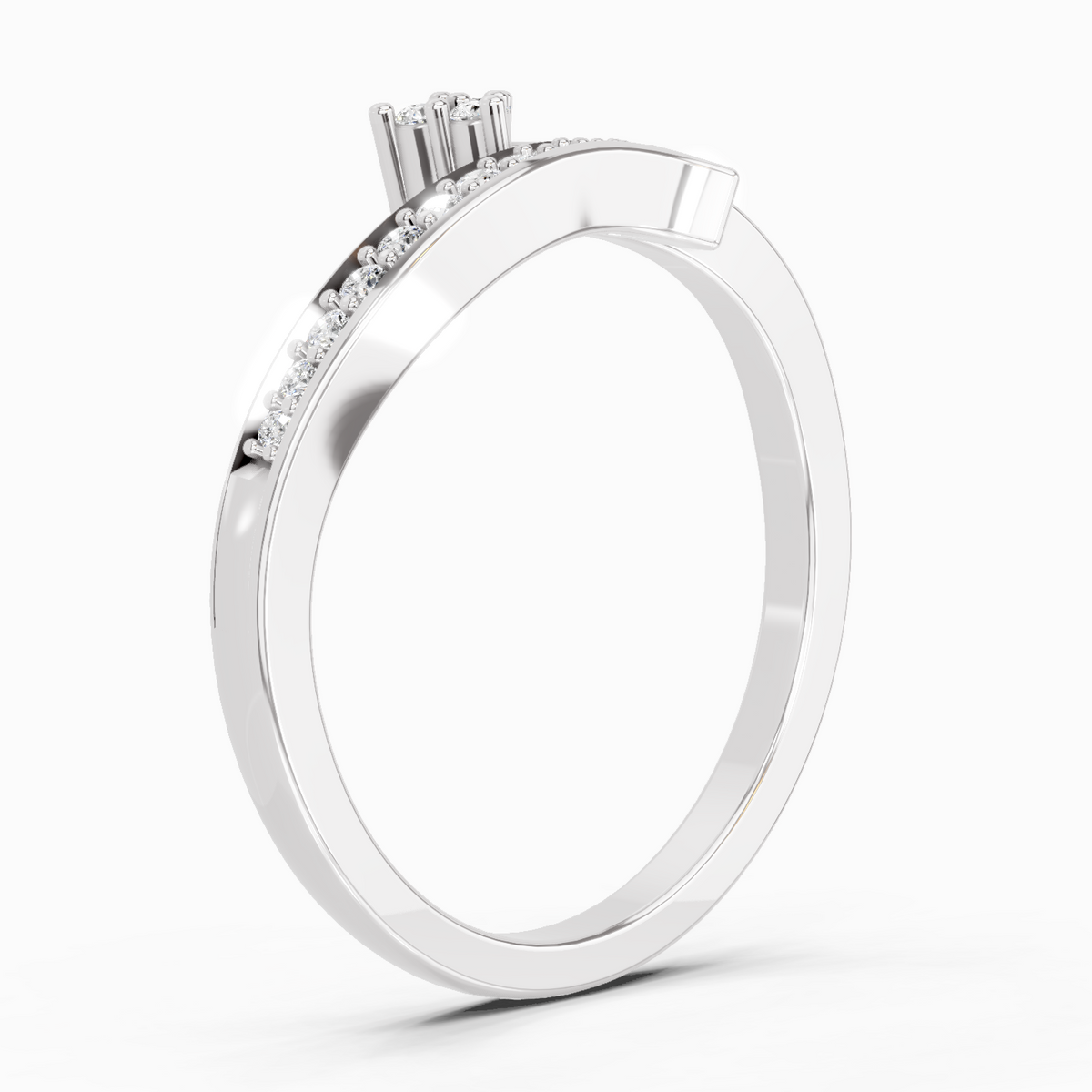 Exquisite Round Diamond Ring