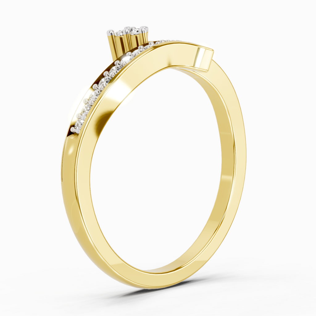 Exquisite Round Diamond Ring
