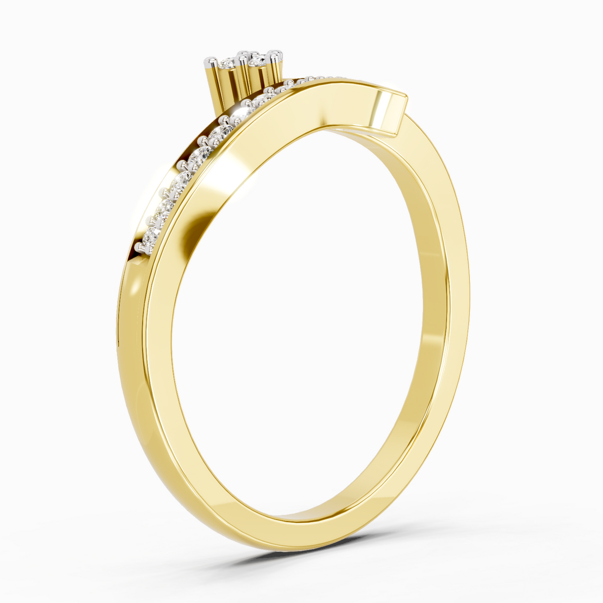 Exquisite Round Diamond Ring
