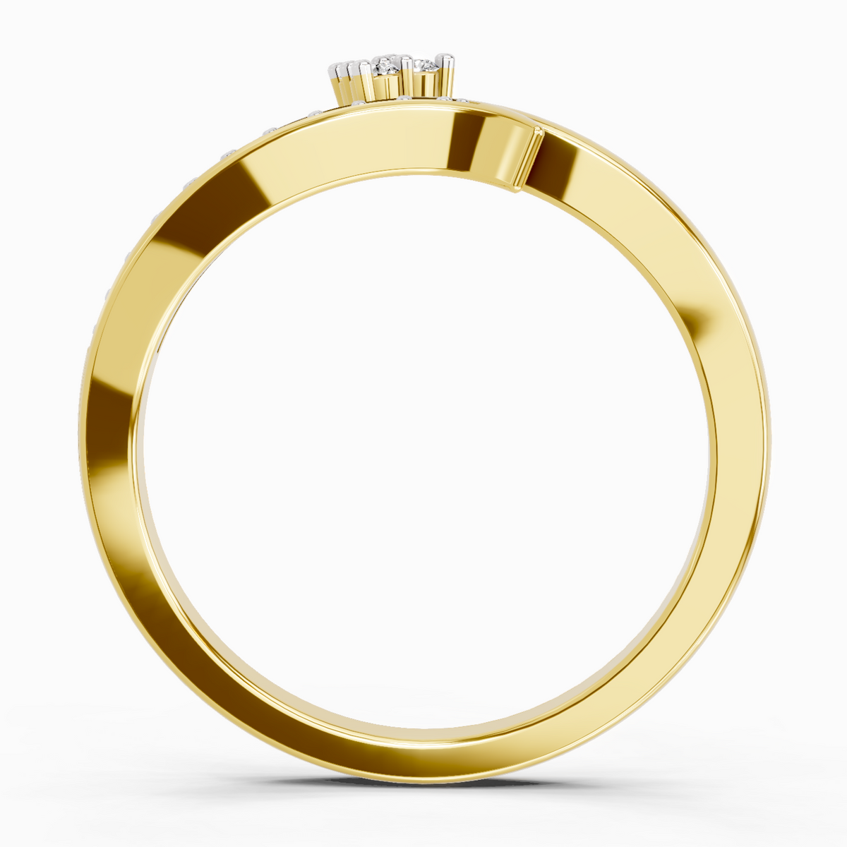 Exquisite Round Diamond Ring