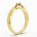 Opulent Round Solitaire Diamond Ring