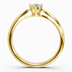 Opulent Round Solitaire Diamond Ring