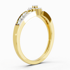 Delicate Round Cluster Diamond Ring