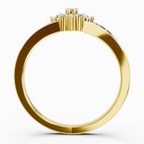 Delicate Round Cluster Diamond Ring