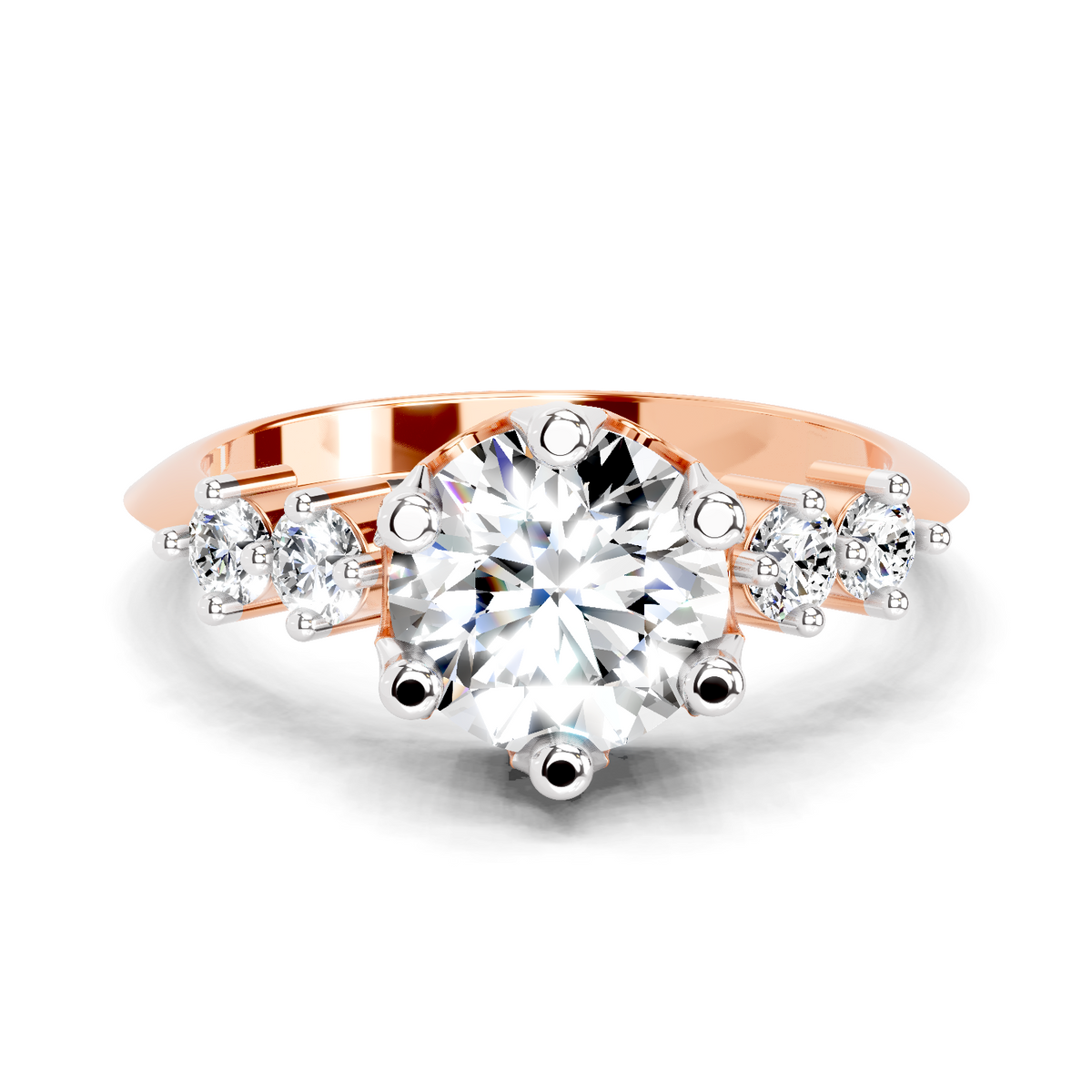 Dreamy Round Diamond Engagement Ring