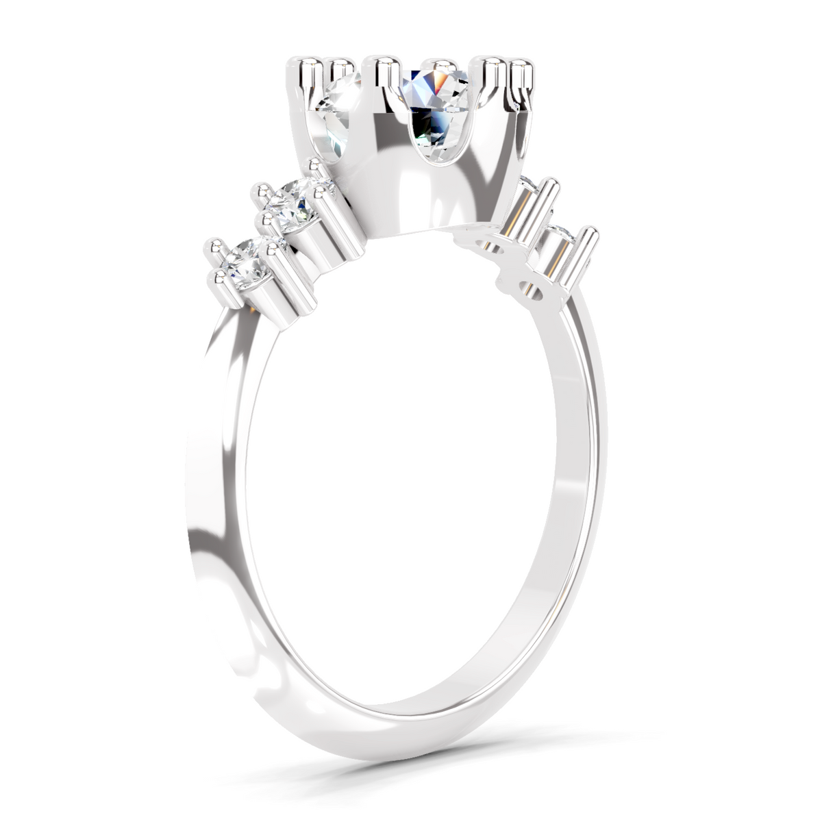 Dreamy Round Diamond Engagement Ring
