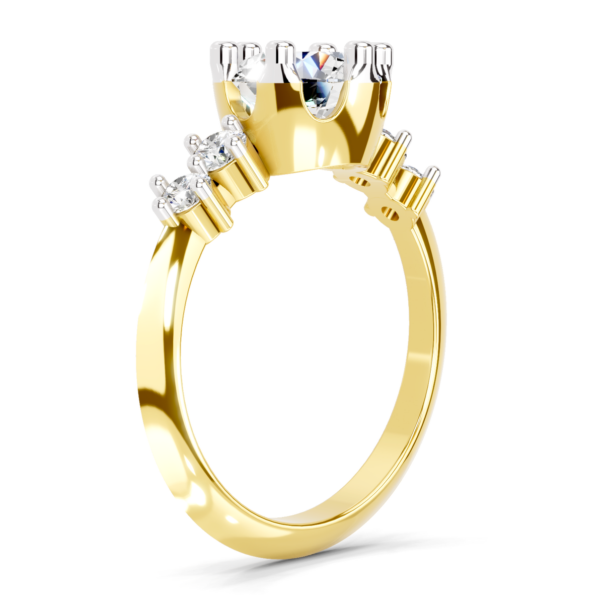Dreamy Round Diamond Engagement Ring