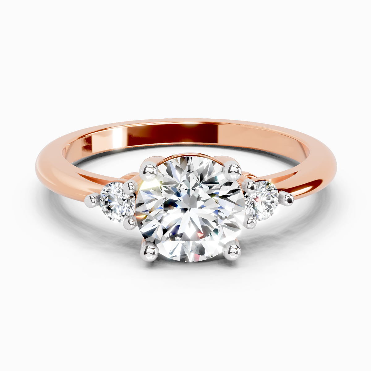 Opulent Round Diamond Ring