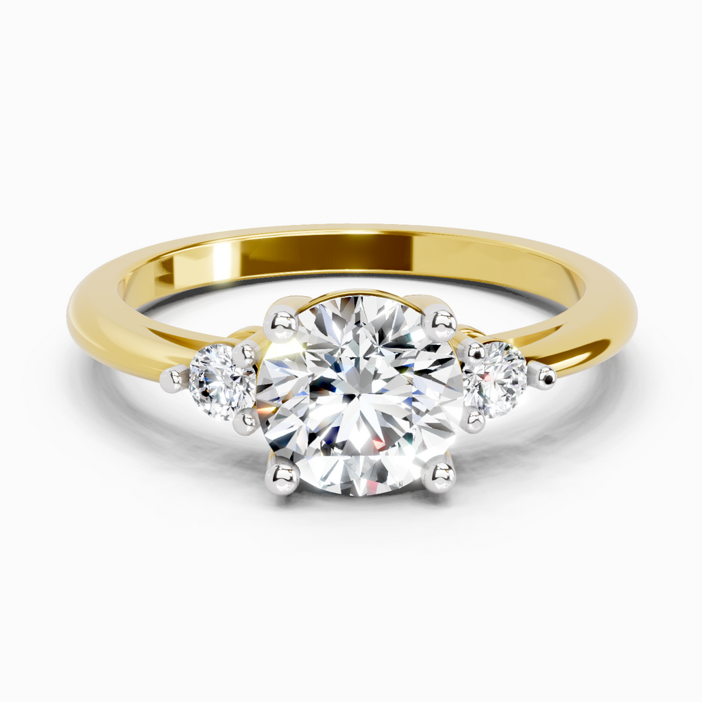 Opulent Round Diamond Ring