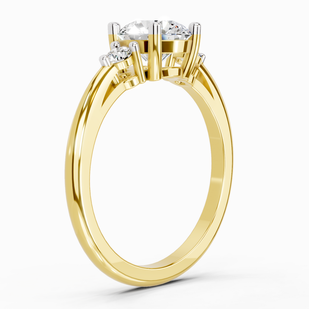 Opulent Round Diamond Ring