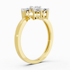 Enchanting Floral Diamond Ring