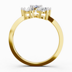 Enchanting Floral Diamond Ring