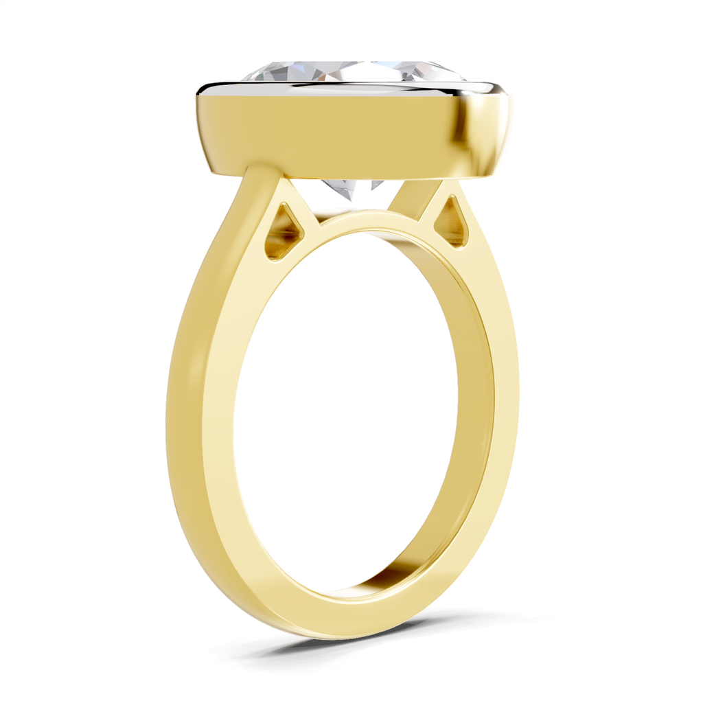 Lustrous Oval Aurora Diamond Engagement Ring