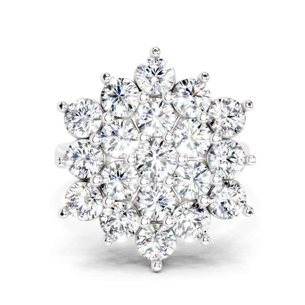 Timeless Floral Diamond Ring