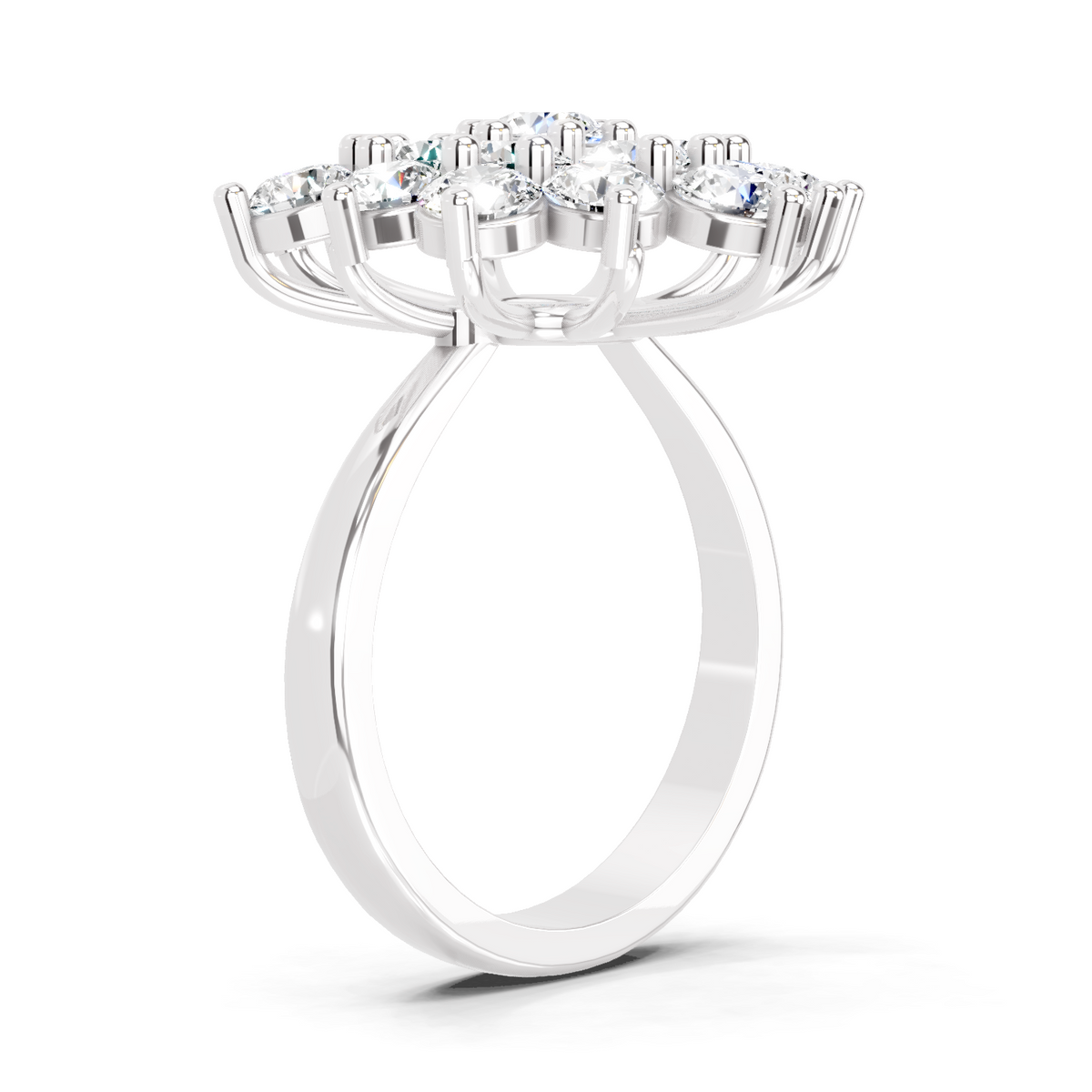 Timeless Floral Diamond Ring