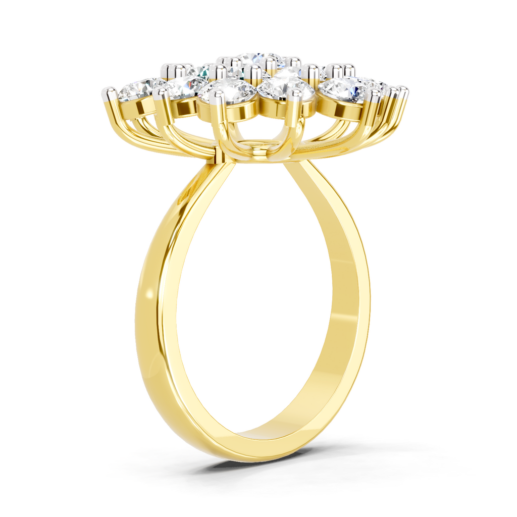 Timeless Floral Diamond Ring