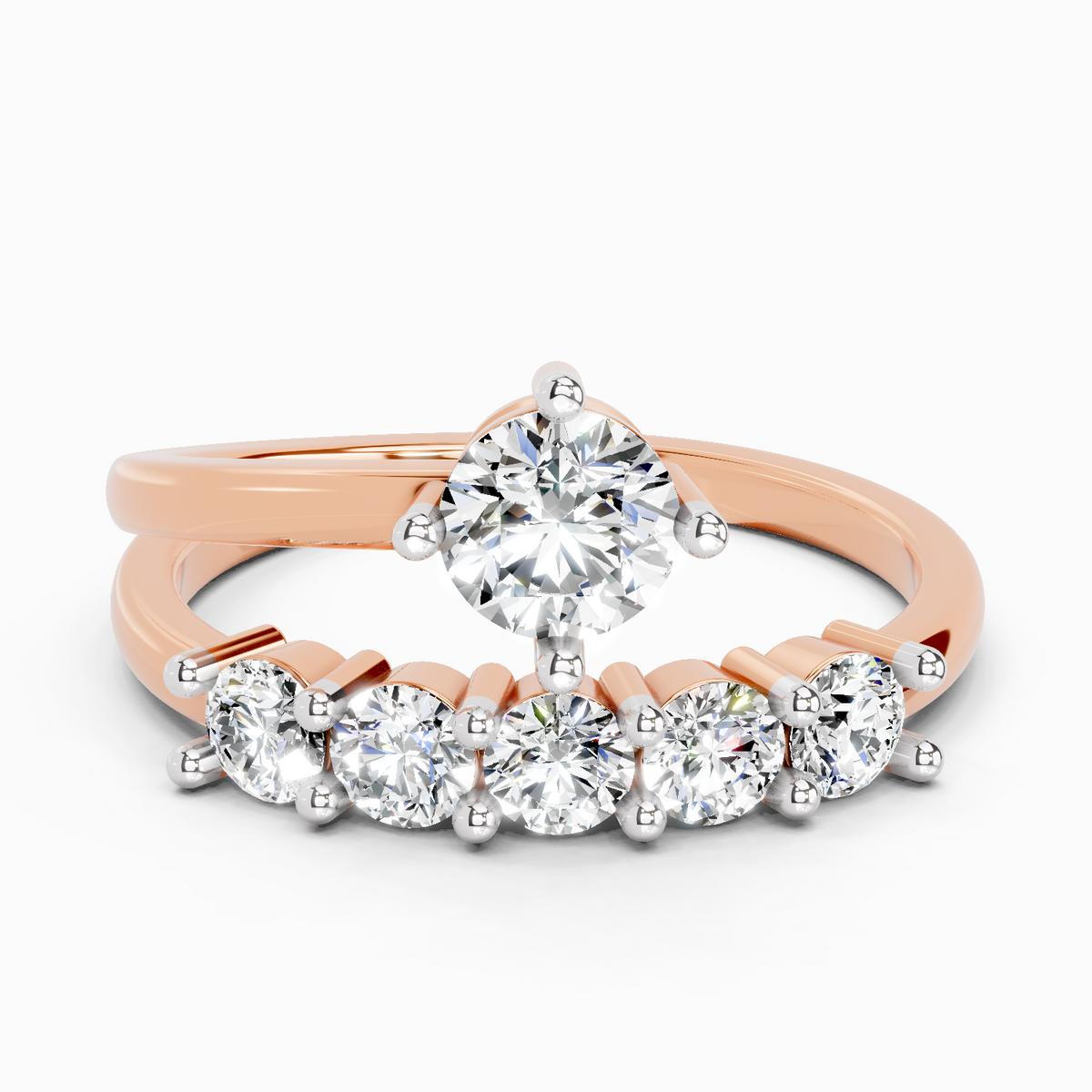 Refined Diamond Engagement Ring