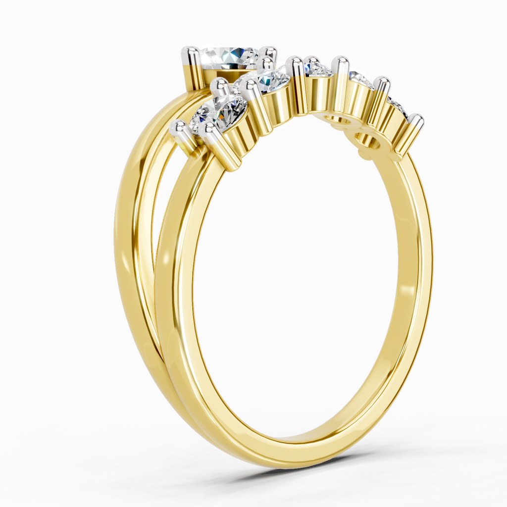 Refined Diamond Engagement Ring