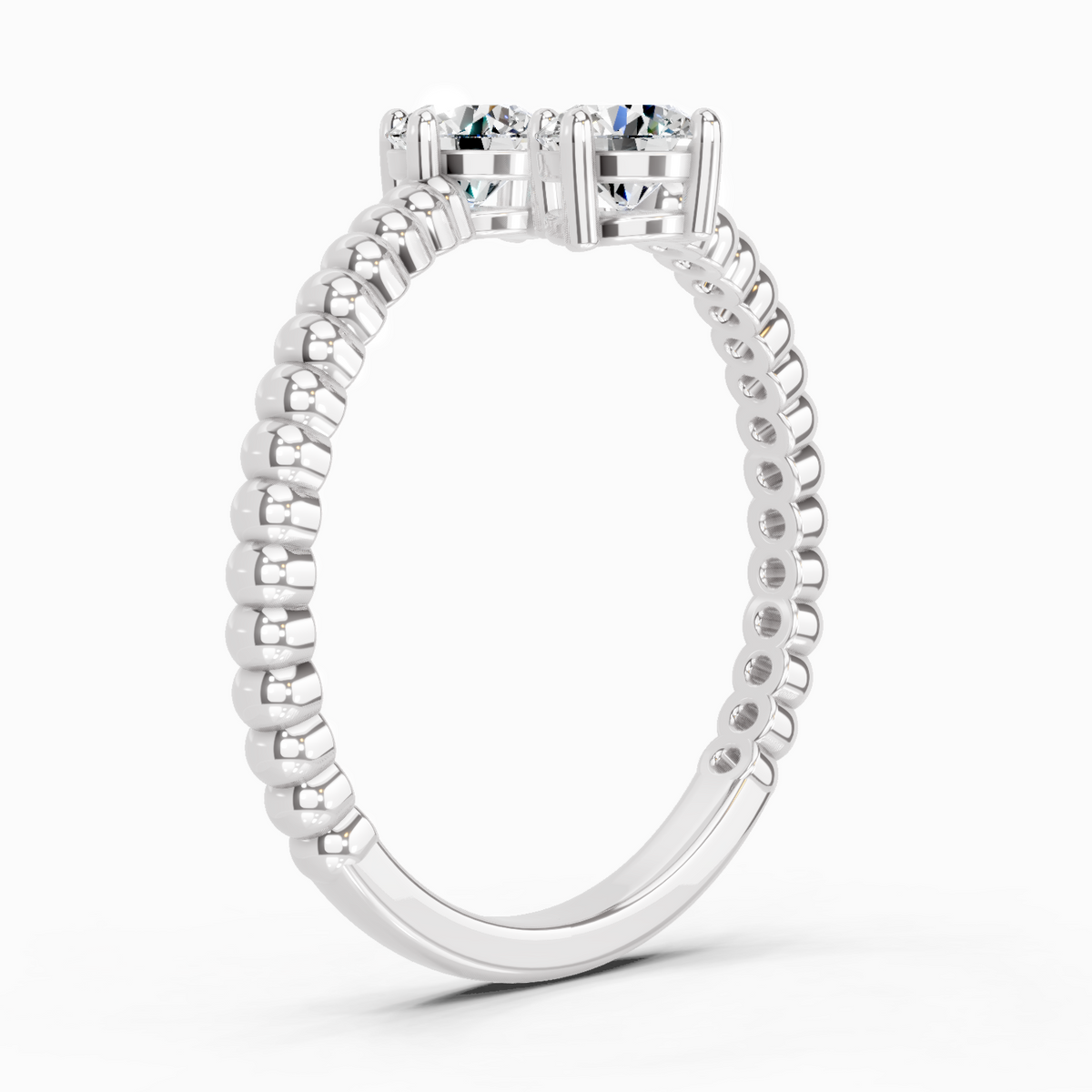 Captivating Bypass Diamond Ring