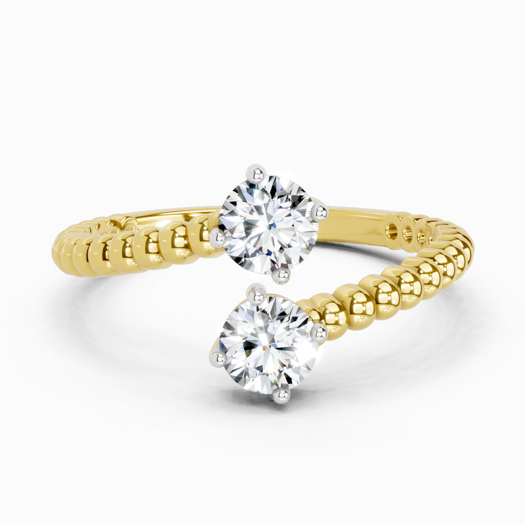 Captivating Bypass Diamond Ring