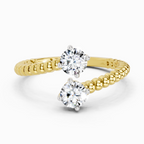 Captivating Bypass Diamond Ring