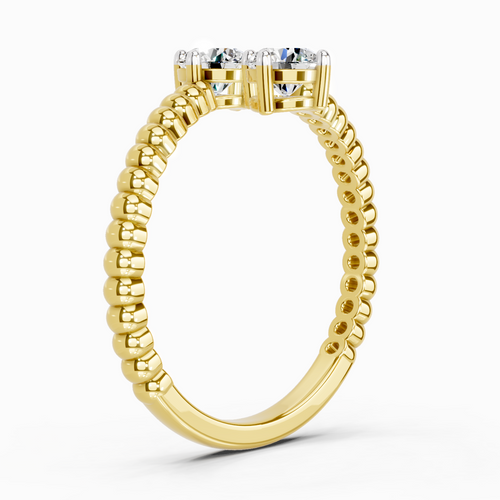 Captivating Bypass Diamond Ring