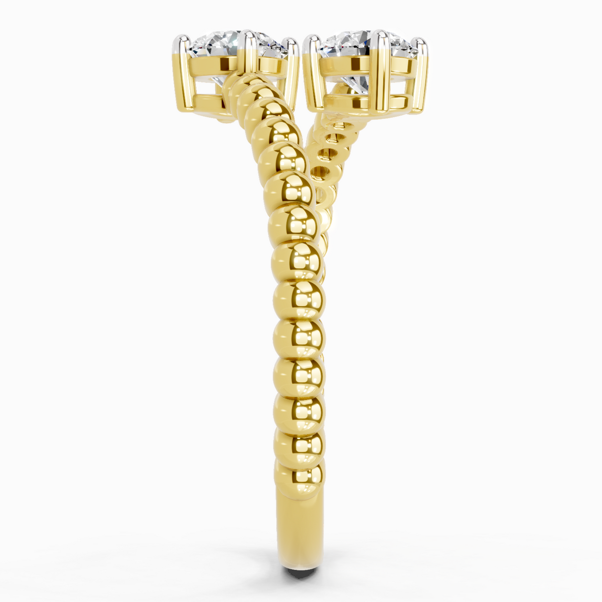 Captivating Bypass Diamond Ring