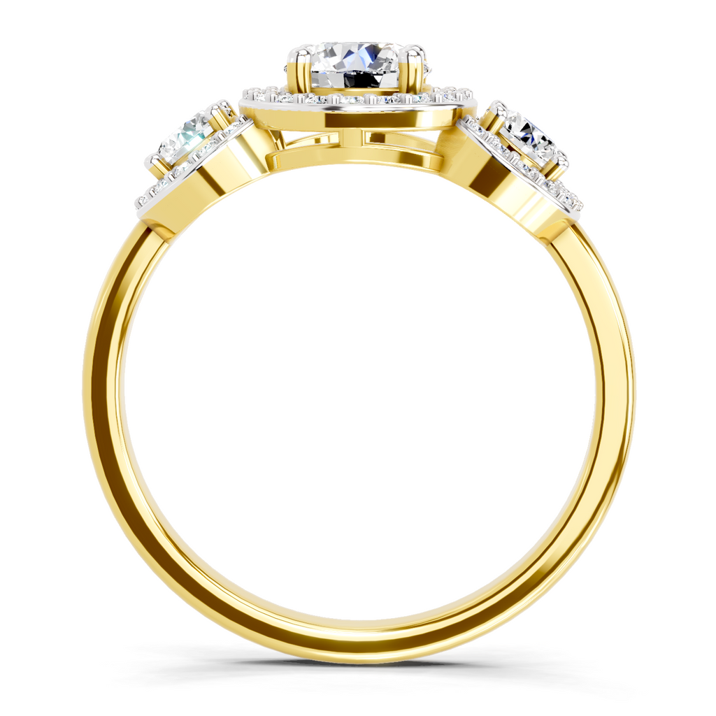 Iconic Round Halo Diamond Ring