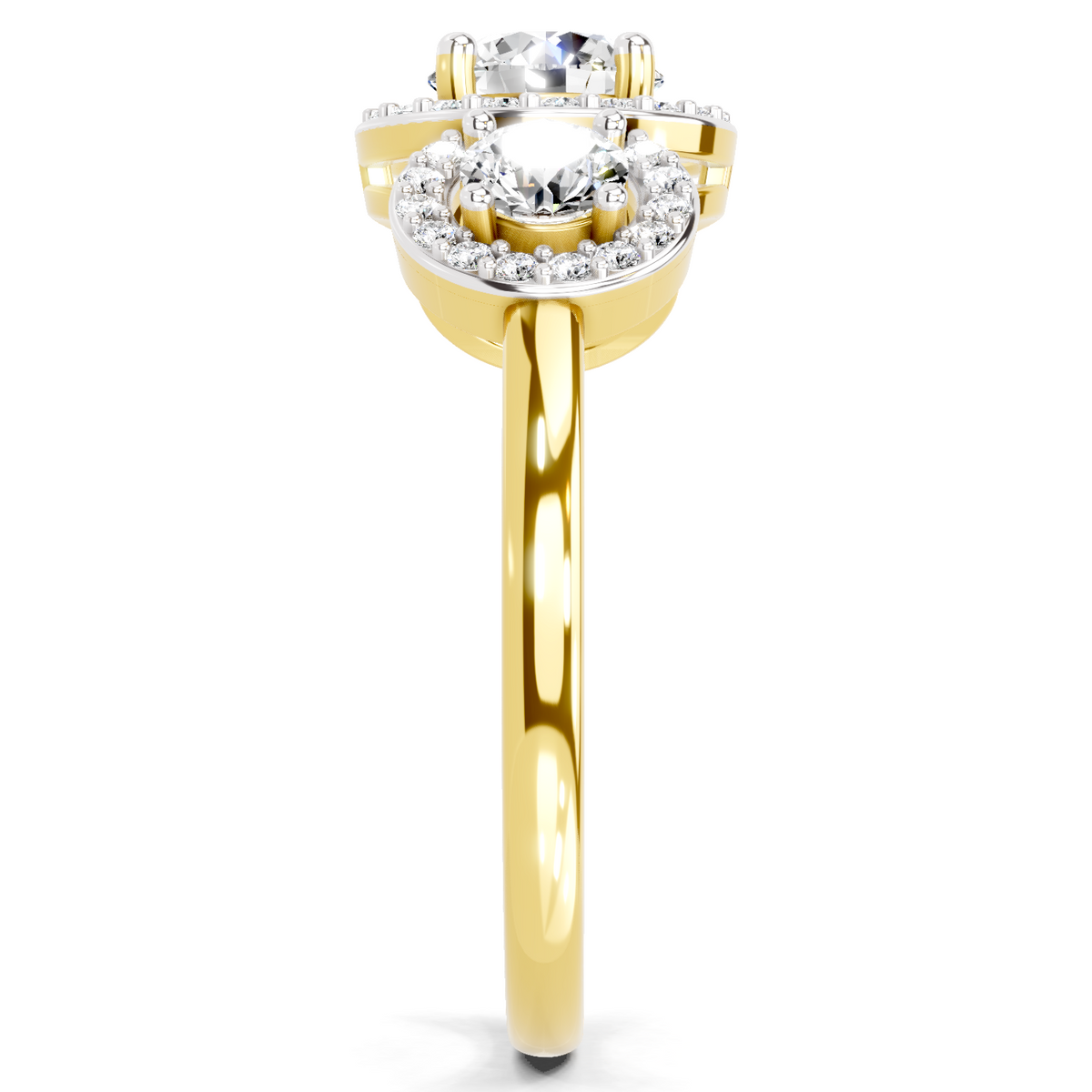Iconic Round Halo Diamond Ring