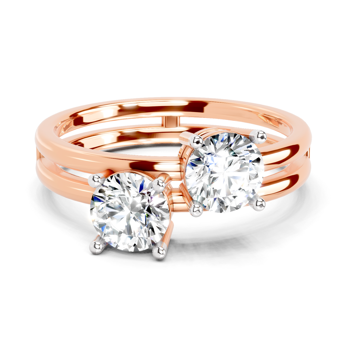 Brilliant Bypass Diamond Ring