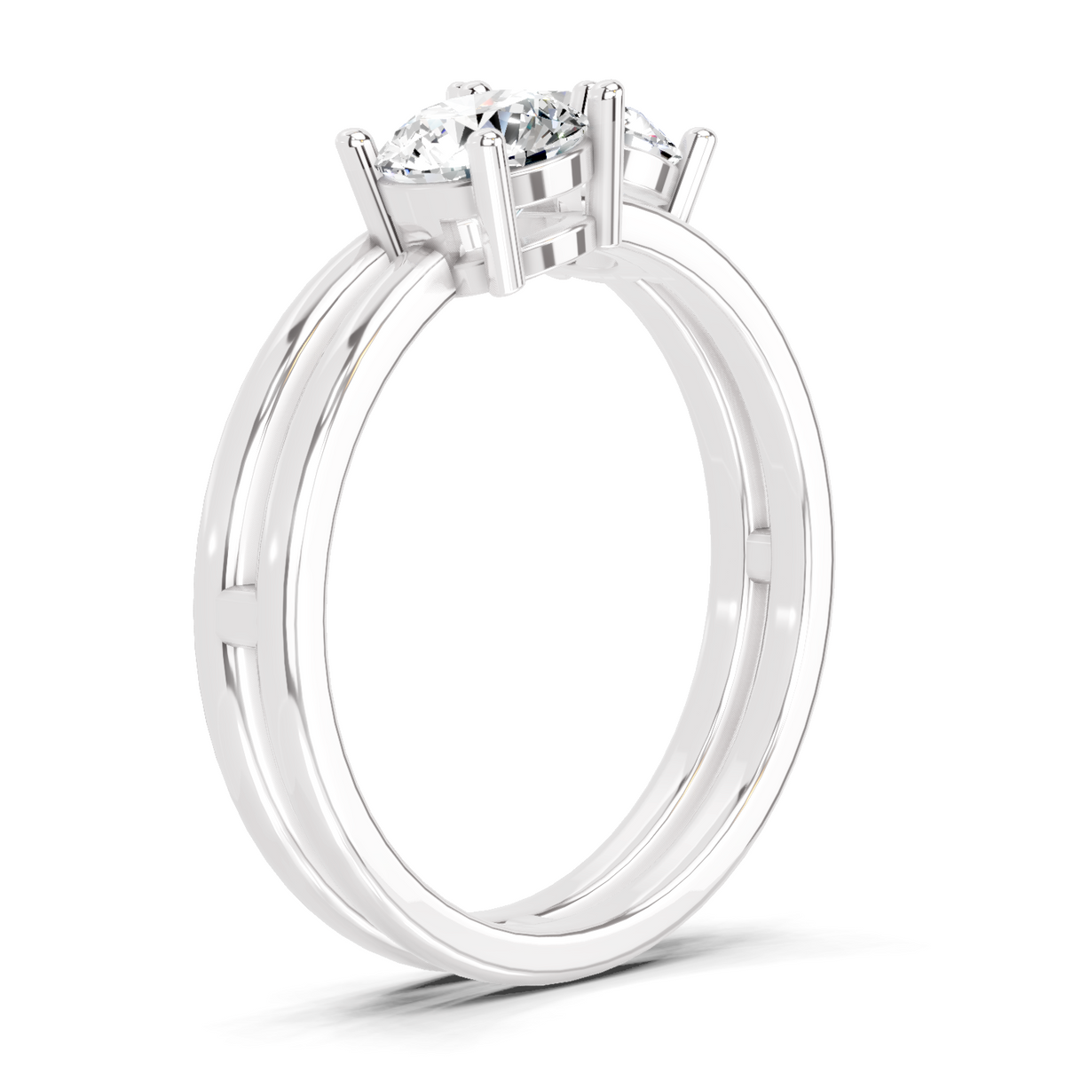 Brilliant Bypass Diamond Ring