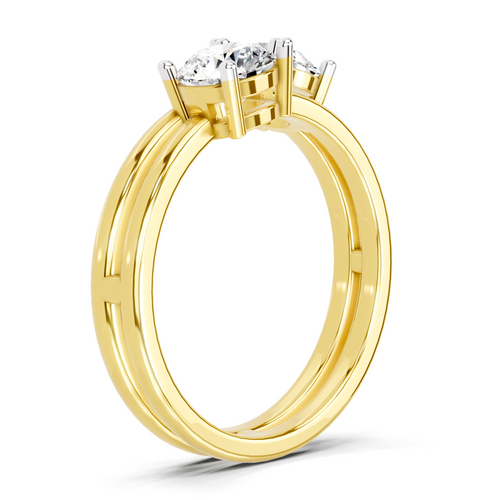 Brilliant Bypass Diamond Ring