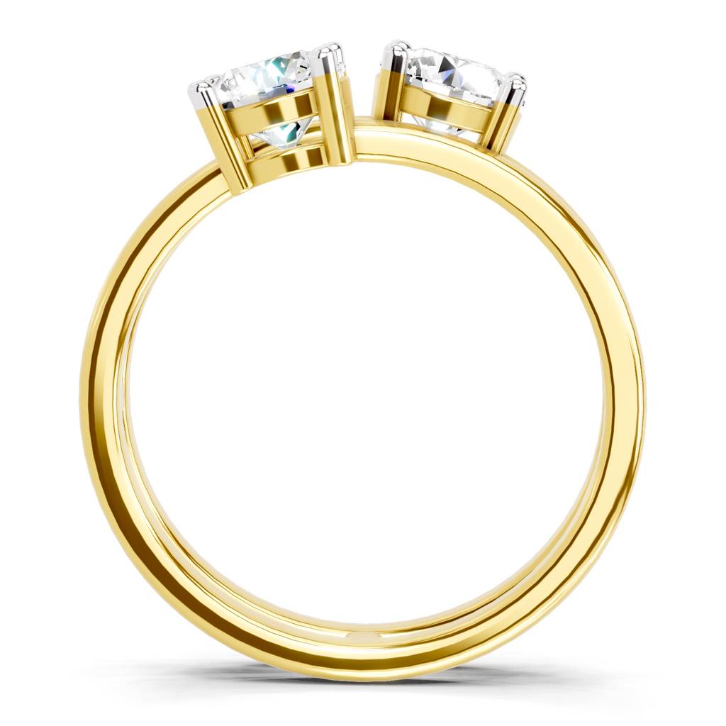 Brilliant Bypass Diamond Ring