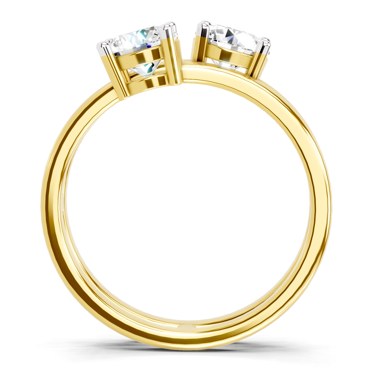 Brilliant Bypass Diamond Ring