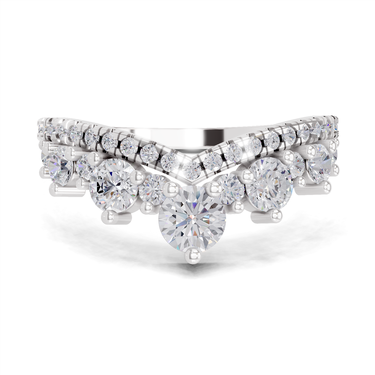 Regal Promise Diamond Engagement Ring