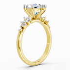 Regal Bloom Diamond Engagement Ring