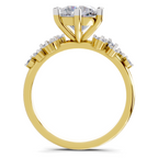 Regal Bloom Diamond Engagement Ring