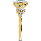Regal Bloom Diamond Engagement Ring