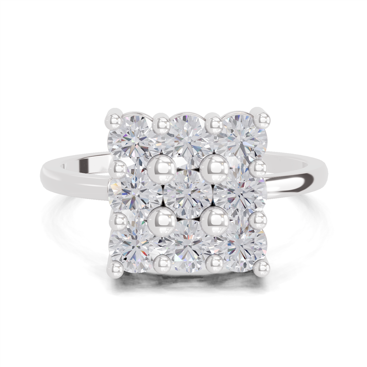 Stunning Promise Eternity Diamond Engagement Ring