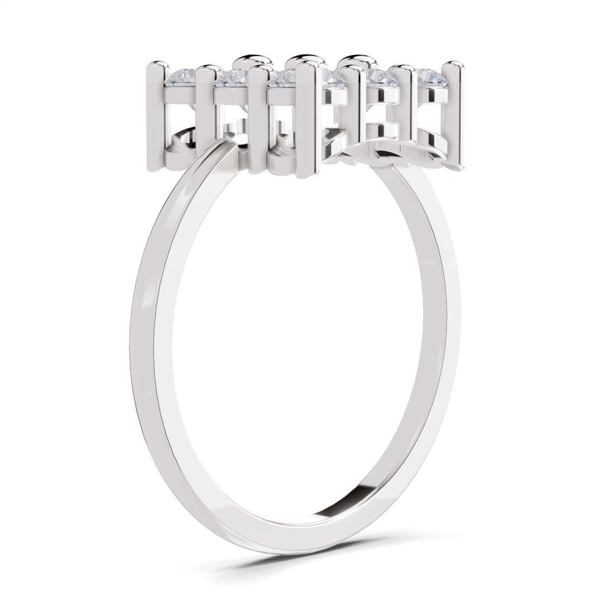 Stunning Promise Eternity Diamond Engagement Ring